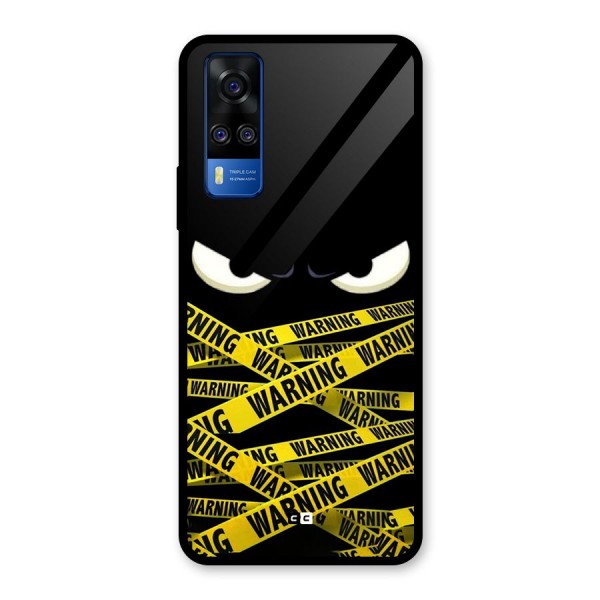 Warning Eyes Glass Back Case for Vivo Y51