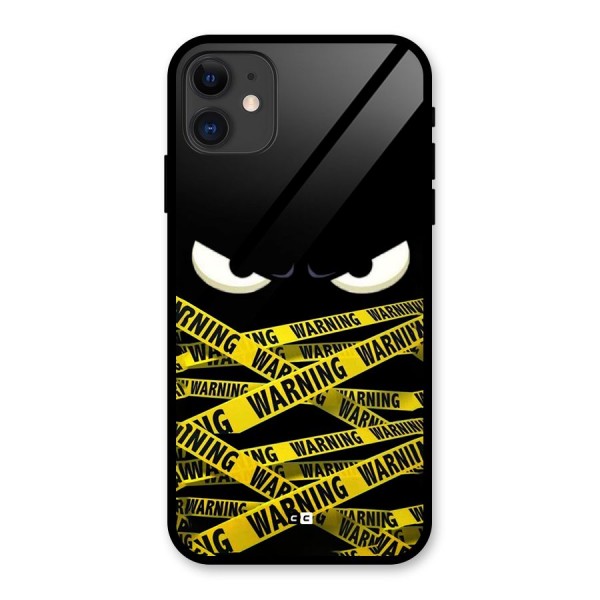 Warning Eyes Glass Back Case for iPhone 11