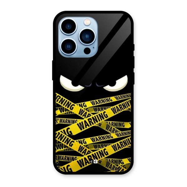 Warning Eyes Glass Back Case for iPhone 13 Pro