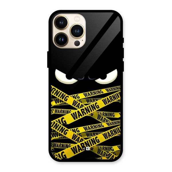 Warning Eyes Glass Back Case for iPhone 13 Pro Max