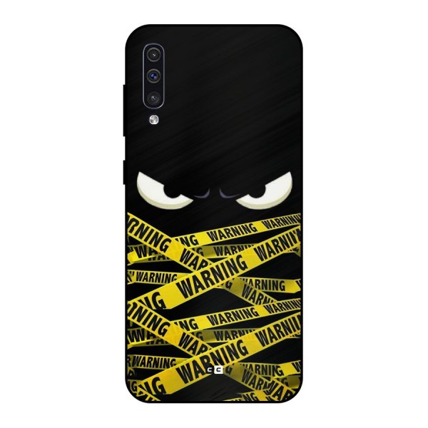 Warning Eyes Metal Back Case for Galaxy A50s