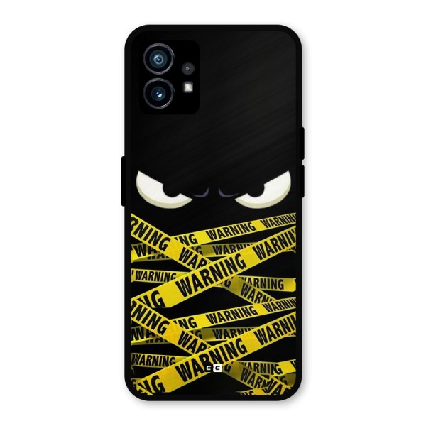 Warning Eyes Metal Back Case for Nothing Phone 1