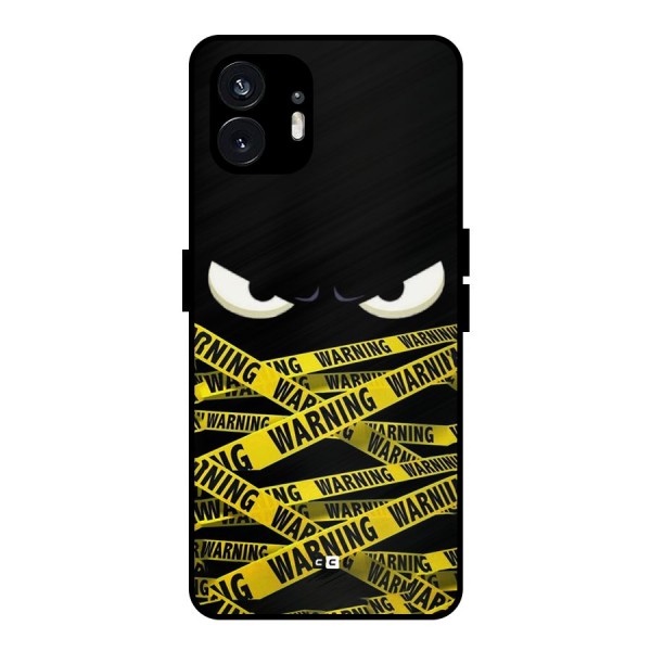 Warning Eyes Metal Back Case for Nothing Phone 2