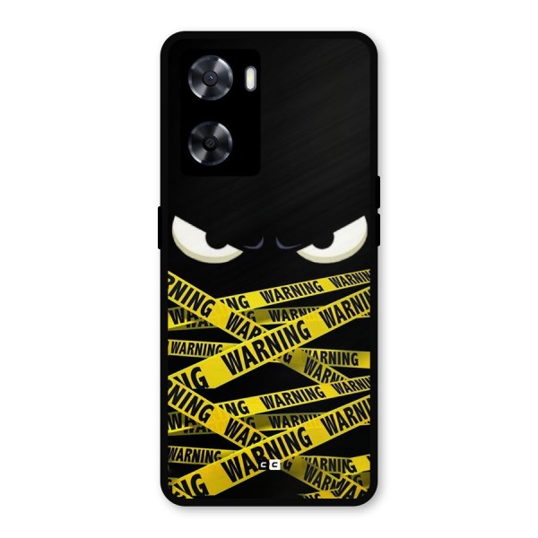 Warning Eyes Metal Back Case for Oppo A77