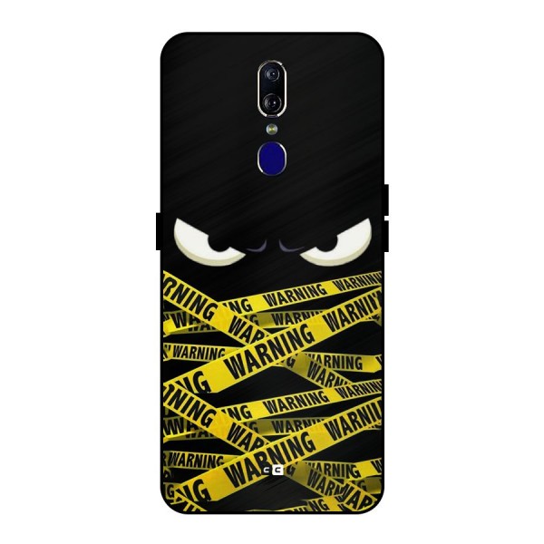 Warning Eyes Metal Back Case for Oppo F11