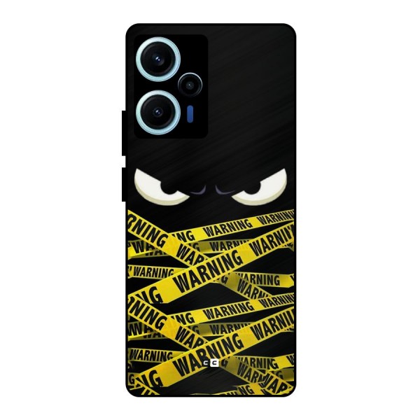 Warning Eyes Metal Back Case for Poco F5