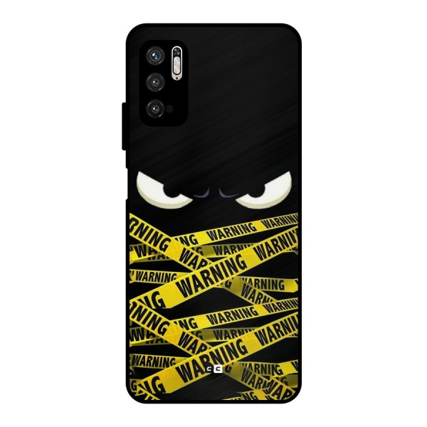 Warning Eyes Metal Back Case for Poco M3 Pro 5G