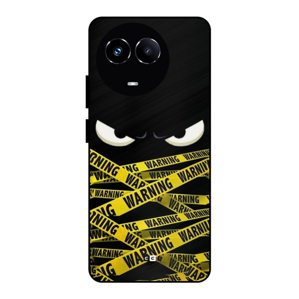 Warning Eyes Metal Back Case for Realme 11 5G