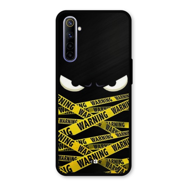 Warning Eyes Metal Back Case for Realme 6