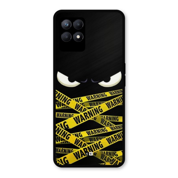 Warning Eyes Metal Back Case for Realme 8i