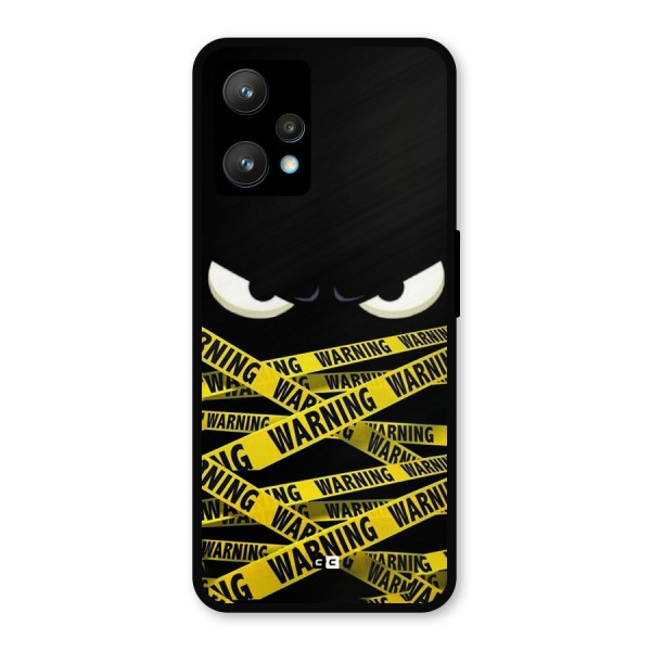 Warning Eyes Metal Back Case for Realme 9