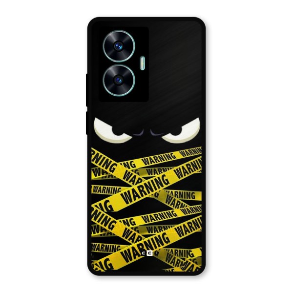 Warning Eyes Metal Back Case for Realme C55