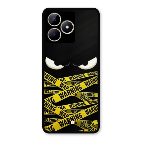 Warning Eyes Metal Back Case for Realme Narzo N53