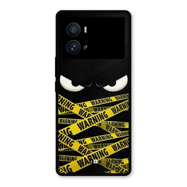 Warning Eyes Metal Back Case for iQOO 9 Pro