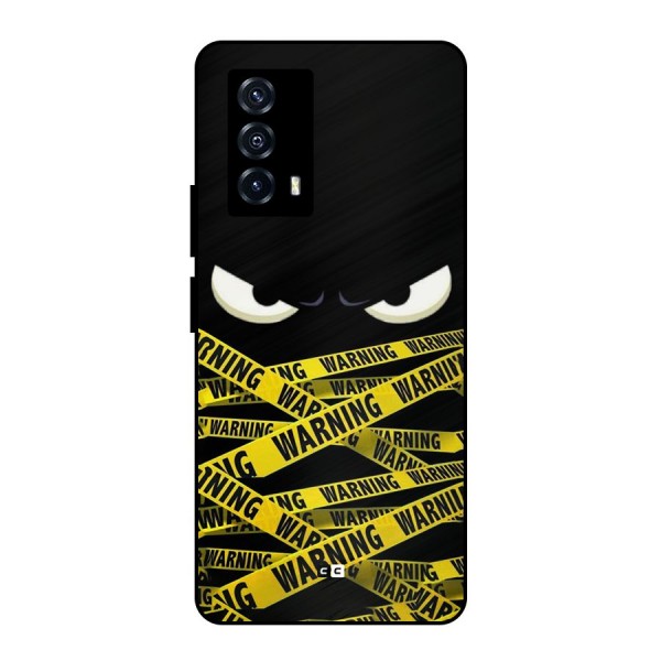 Warning Eyes Metal Back Case for iQOO Z5