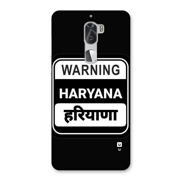 Warning Haryana Back Case for Coolpad Cool 1