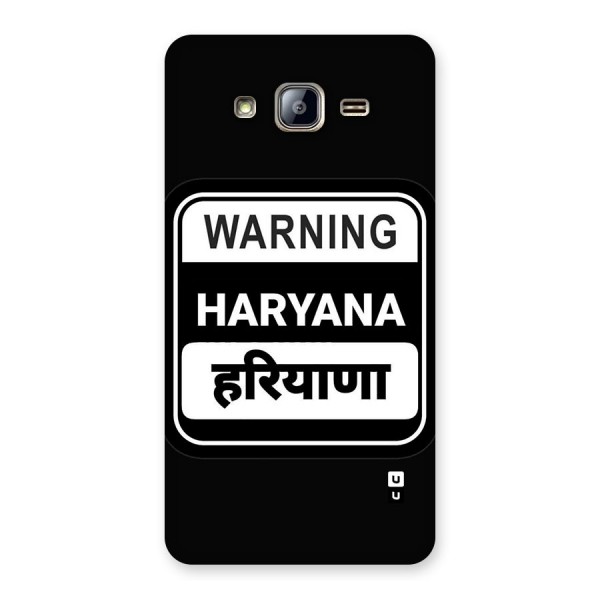 Warning Haryana Back Case for Galaxy On5