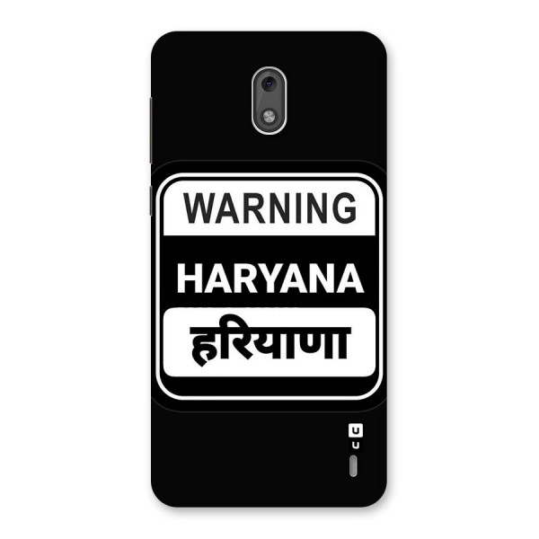 Warning Haryana Back Case for Nokia 2