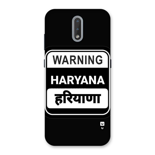 Warning Haryana Back Case for Nokia 2.3