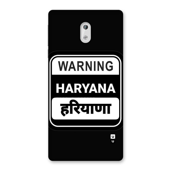 Warning Haryana Back Case for Nokia 3