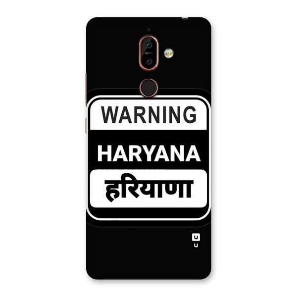 Warning Haryana Back Case for Nokia 7 Plus