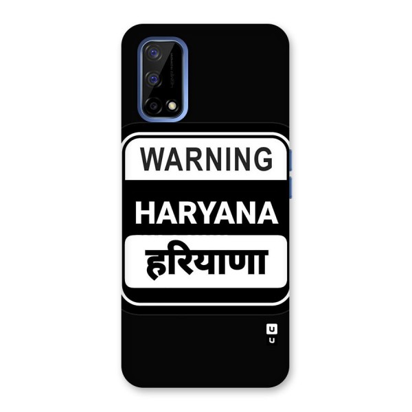 Warning Haryana Back Case for Realme Narzo 30 Pro