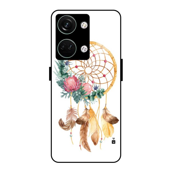 Watercolor Dreamcatcher Glass Back Case for Oneplus Nord 3