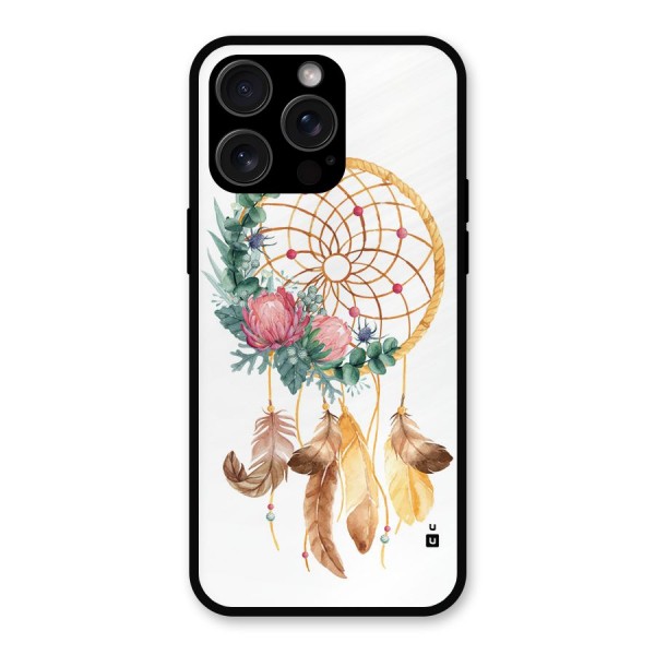 Watercolor Dreamcatcher Metal Back Case for iPhone 15 Pro Max