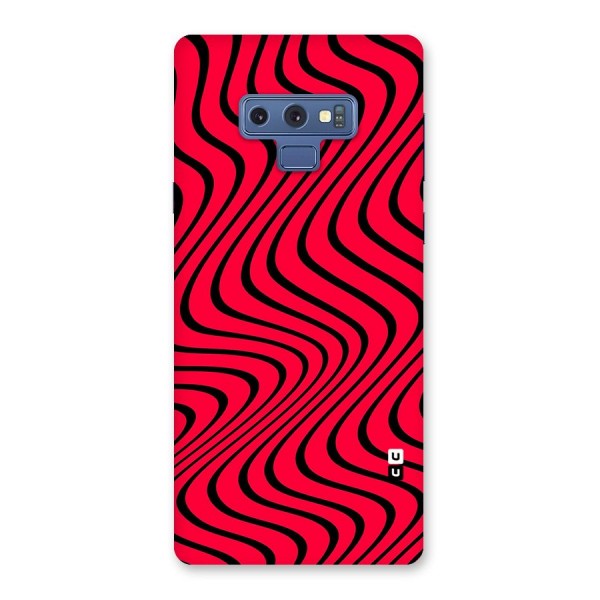 Waves Pattern Print Back Case for Galaxy Note 9