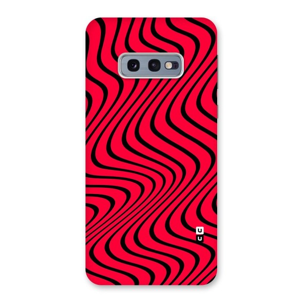 Waves Pattern Print Back Case for Galaxy S10e