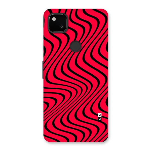 Waves Pattern Print Back Case for Google Pixel 4a