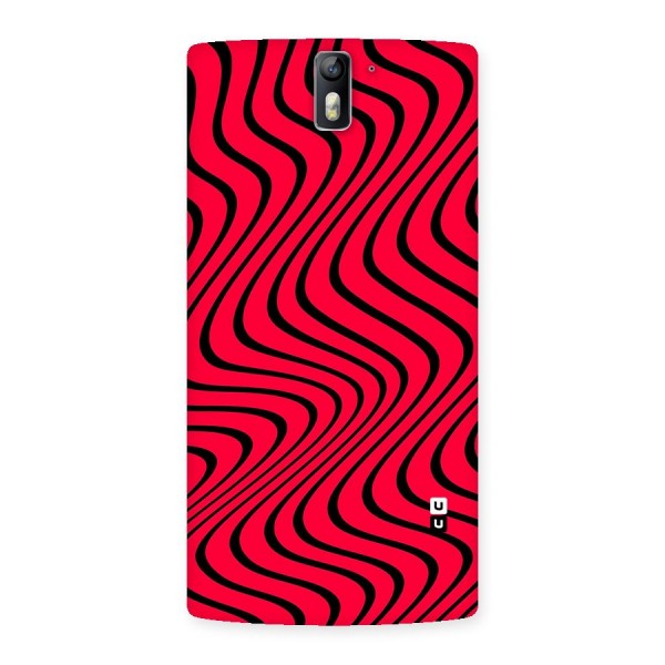 Waves Pattern Print Back Case for One Plus One