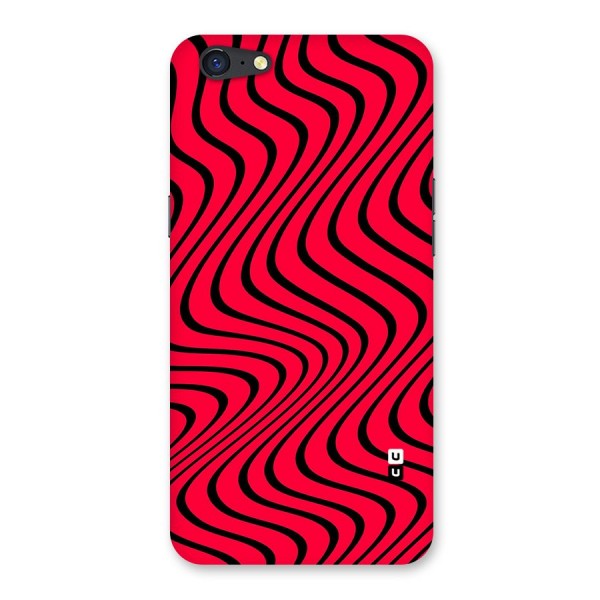 Waves Pattern Print Back Case for Oppo A71