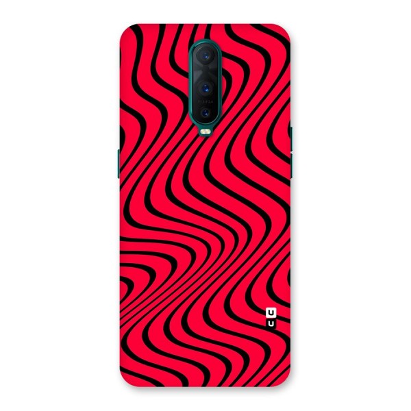 Waves Pattern Print Back Case for Oppo R17 Pro