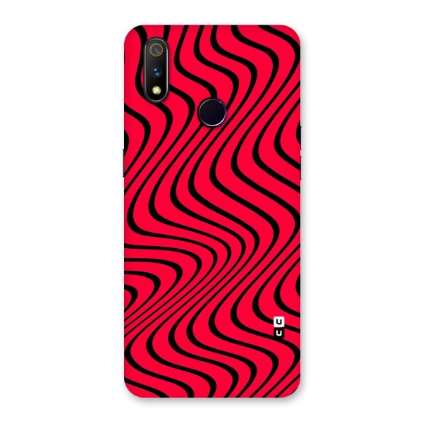 Waves Pattern Print Back Case for Realme 3 Pro