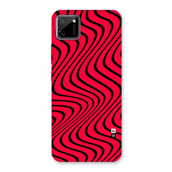 Waves Pattern Print Back Case for Realme C11