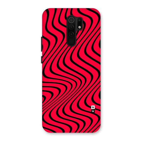 Waves Pattern Print Back Case for Redmi 9 Prime