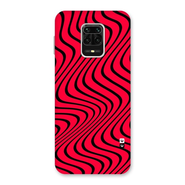 Waves Pattern Print Back Case for Redmi Note 9 Pro