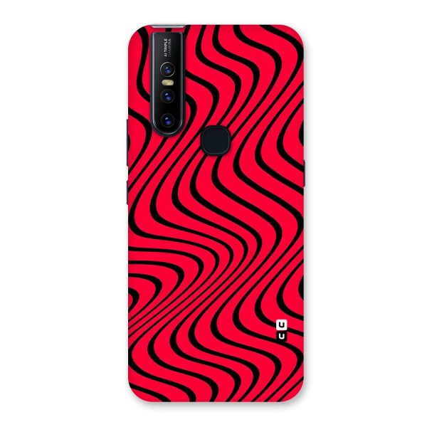 Waves Pattern Print Back Case for Vivo V15