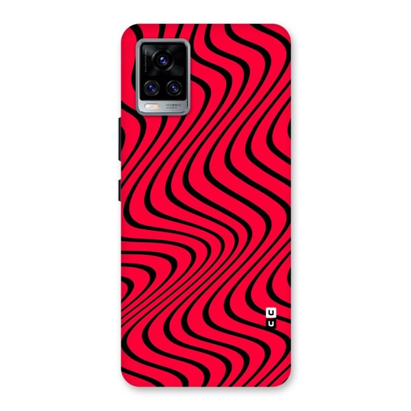 Waves Pattern Print Back Case for Vivo V20 Pro