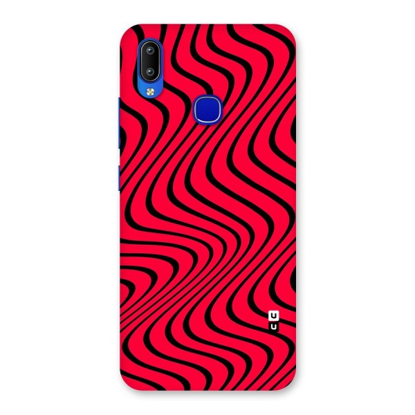 Waves Pattern Print Back Case for Vivo Y91