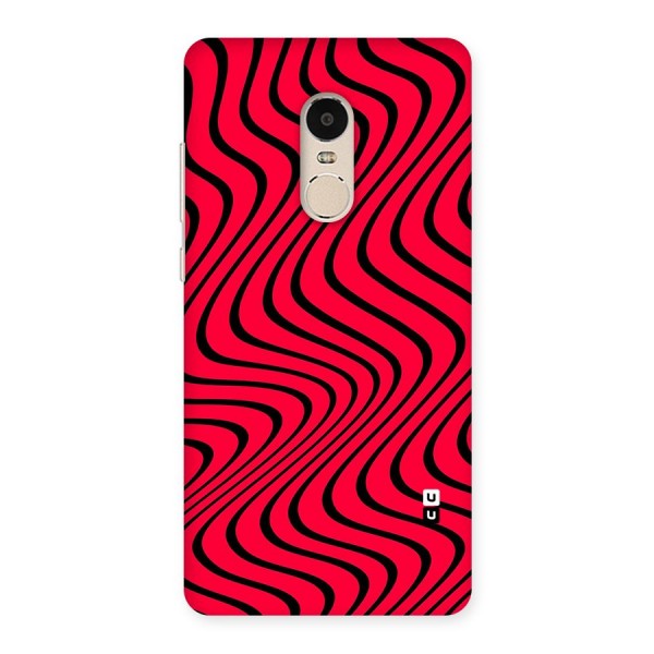 Waves Pattern Print Back Case for Xiaomi Redmi Note 4