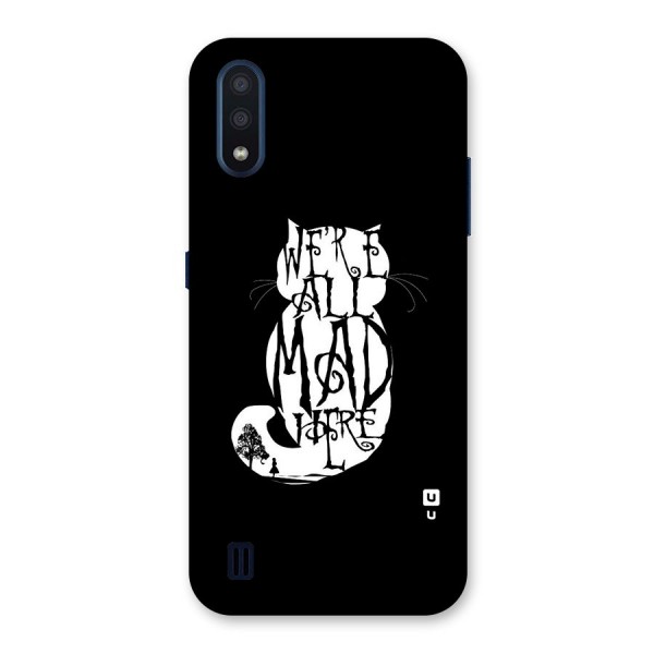 We All Mad Here Back Case for Galaxy M01