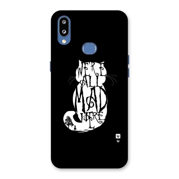 We All Mad Here Back Case for Galaxy M01s