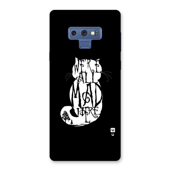 We All Mad Here Back Case for Galaxy Note 9