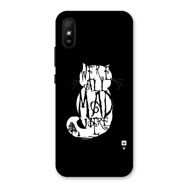 We All Mad Here Back Case for Redmi 9A