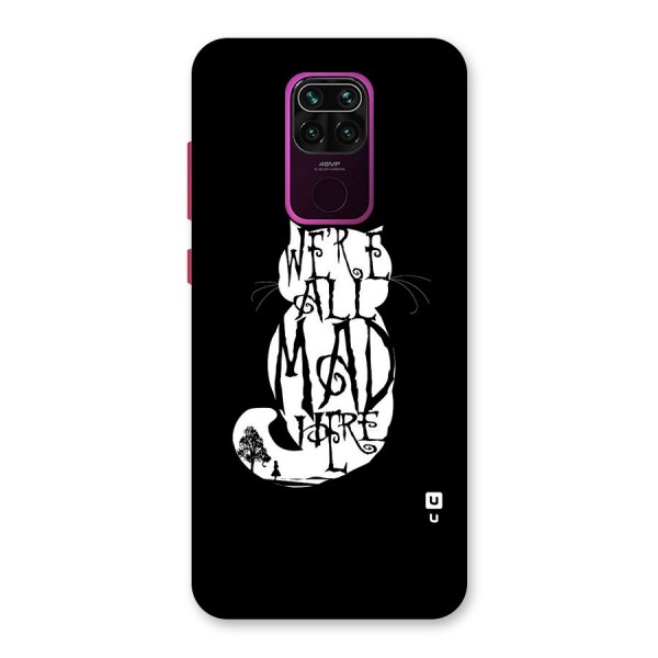 We All Mad Here Back Case for Redmi Note 9