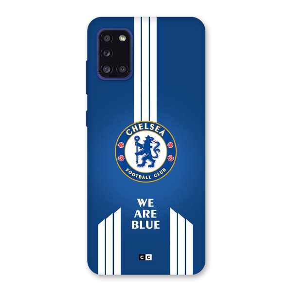 We Are Blue Back Case for Galaxy A31