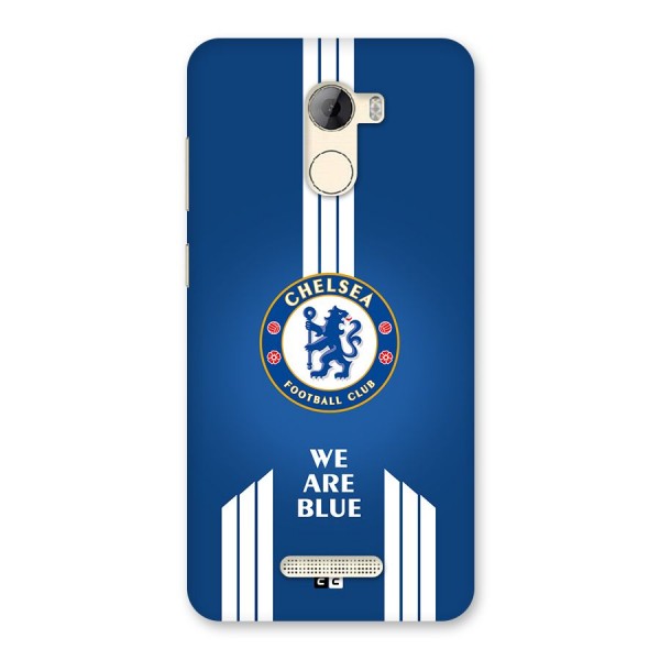 We Are Blue Back Case for Gionee A1 LIte