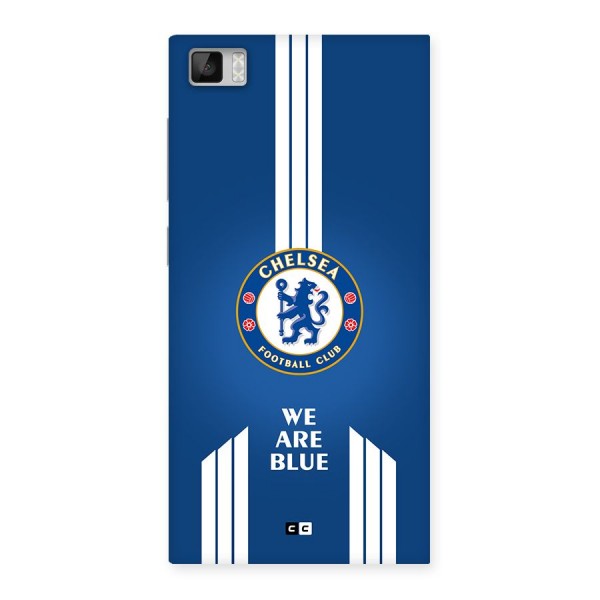 We Are Blue Back Case for Mi3